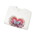 thumbnail image 3 of Floral Heart Sweatshirt, Floral Love Sweatshirt, Valentine's Day Sweatshirt, Heart Floral Sweatshirt, 3 of 54