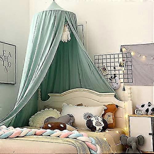 Baby Canopy Chiffon Baby Canopy Crib Play Tent Nursery Canopy Height: 240cm Hem Length: 260cm-XinHan