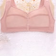 thumbnail image 4 of Purcolt Daisy Bras for Older Women No Underwire Front Close Bras Post Surgery Full Coverage Wireless Snap Closing Bra Comfort Supportive Convenient Bralettes for Seniors, 4 of 9