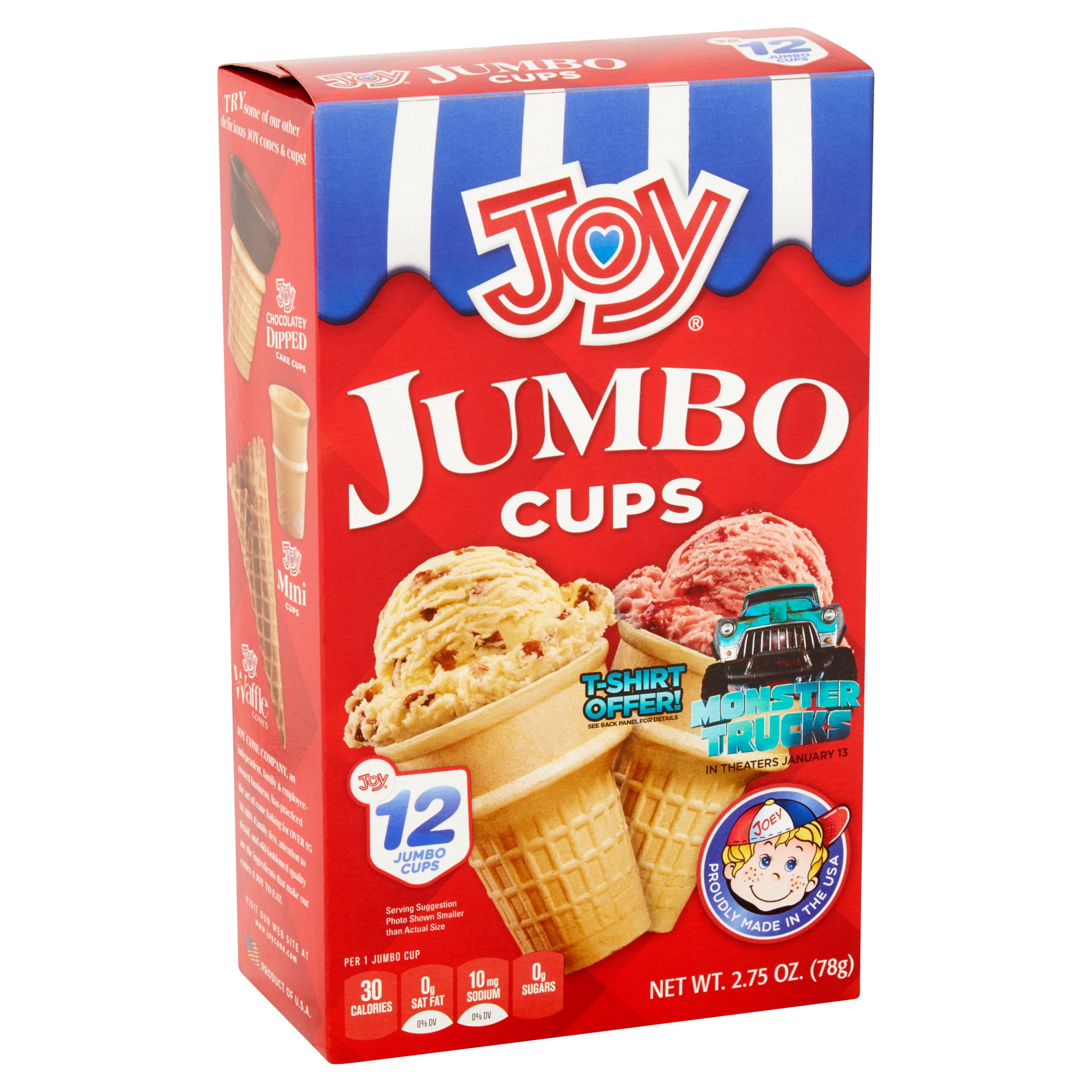 Joy Jumbo Cups, 2.75 oz., 12 Count