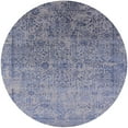 thumbnail image 1 of Ahgly Company Machine Washable Indoor Round Industrial Modern Deep Periwinkle Purple Area Rugs, 5' Round, 1 of 1