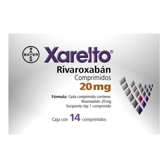 Xarelto 20 mg 14 comprimidos