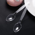 thumbnail image 2 of Cucharas de plástico 60pcs Utensilios desechables Cucharas de cubiertos transparentes HOMEMAXS mx4670370, 2 of 5