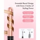 thumbnail image 3 of Juego de varita rizadora de barril largo, BESTOPE PRO 6 en 1 con barril de cerámica para cabello largo/mediano, rizador de varita de pelo intercambiable de 0,35 a 1,25 pulgadas, doble voltaje, incluye, 3 of 5