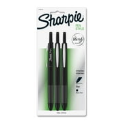 Sharpie, SAN1753176, Retractable Fine Tip Pens, 3 / Pack