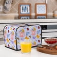 thumbnail image 5 of Toaster Cover 4 Slice Honeybee Dustproof Bread Maker Cover Fingerprint Bakeware Protection Wide Slot Toaster Bag Reusable Kitchen Small Appliance Cover TC278, 5 of 5