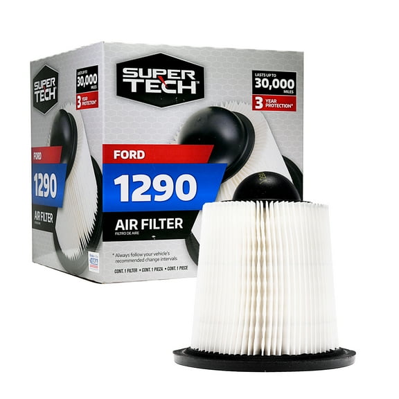 Super Tech 1290 Engine Air Filter, Replacement Filter for Ford Fits select: 1996-2004 FORD MUSTANG, 1994 FORD MUSTANG GT