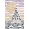 thumbnail image 2 of SAFAVIEH Carousel Kids Southwestern Teepee Area Rug, Grey/Pink, 8' x 10', 2 of 3
