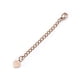 thumbnail image 1 of Cadena de cola de extensión, collar de acero inoxidable, pulsera, fabricación de joyas para el cuerpo, broche, extensor, bolso hecho a mano Ropa, zapatos y accesorios Miscelánea Oro rosa Guardurnaity AP015725-03, 1 of 6