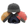 thumbnail image 2 of Mightlink Unisex Fashion Outdoor Cotton Retro Casual Brimless Skullcap Beanies Hat Cap, 2 of 6