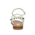 thumbnail image 5 of Steve Madden Travel Women's Ankle Strap Stud Flat Sandals, 5 of 5