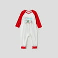 thumbnail image 5 of Family Matching Christmas Pajamas, Nutcracker Design with Red Plaid Pants and Festive Red Sleeve Tops, Full Sizes, 5 of 7