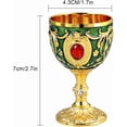 thumbnail image 4 of Vintage Chalice Goblet Royal Chalice Embossed Cup Vintage Zinc Alloy Goblet Medieval Party Decorations for Halloween Party Drinking Decor Supplies, 4 of 11