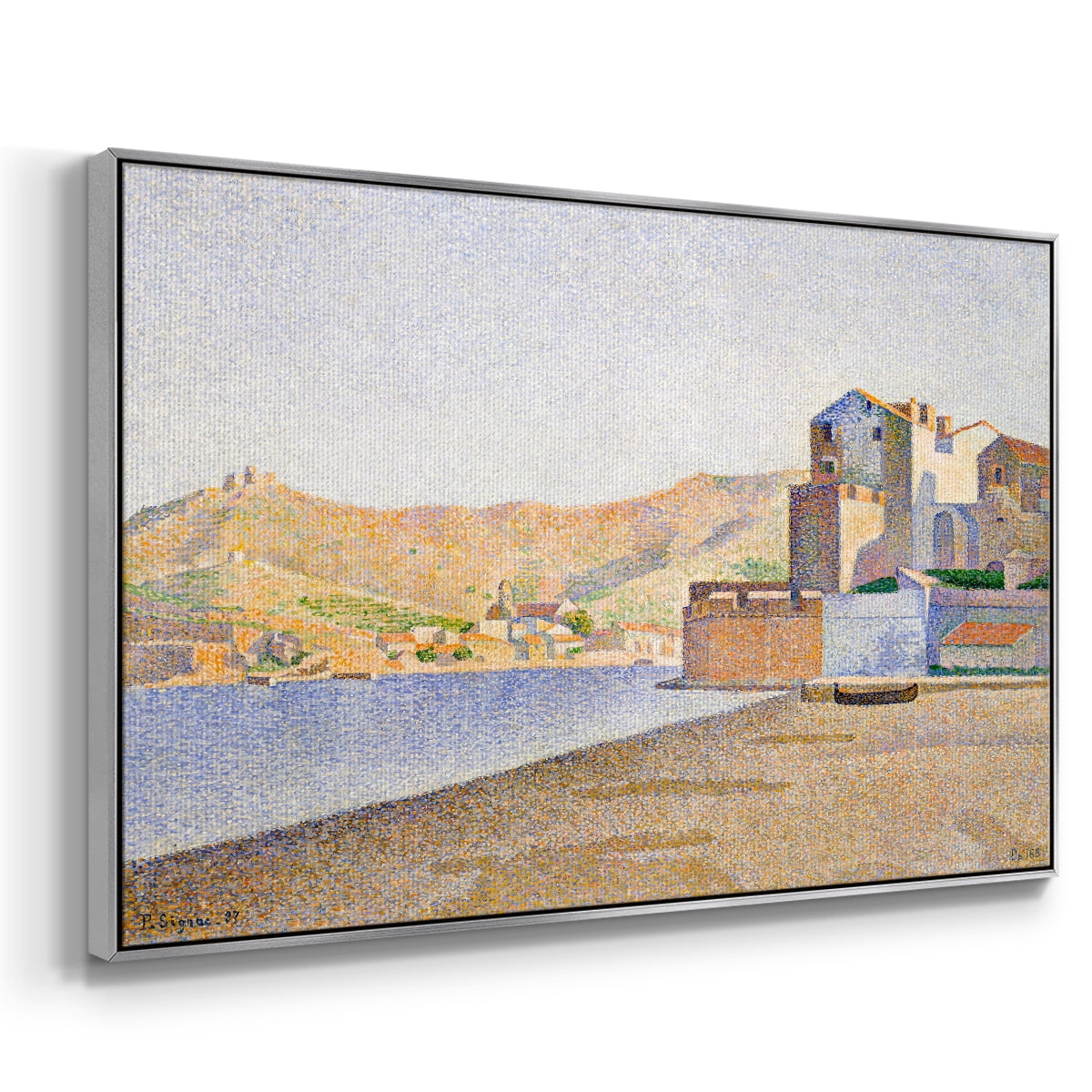 Vintage Landscape-XXXIV By Wexford Home Framed in Silver Wood Gallery Wrapped Canvas 17 in. x 25 in.