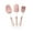 🔥 Pink_Base#2269, variant on Silicone Kitchen Utensil Set | Spatula, Scraper, Oil Brush | High Heat Resistant, Nonstick Safe, Easy Grip | Blue, Pink, Green | Baking Tools | 3 Piece | 24.5cm-28cm