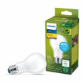 thumbnail image 1 of Philips Ultra Efficient LED 60W A19 1PK Soft White Frosted Bulb, 1 of 5