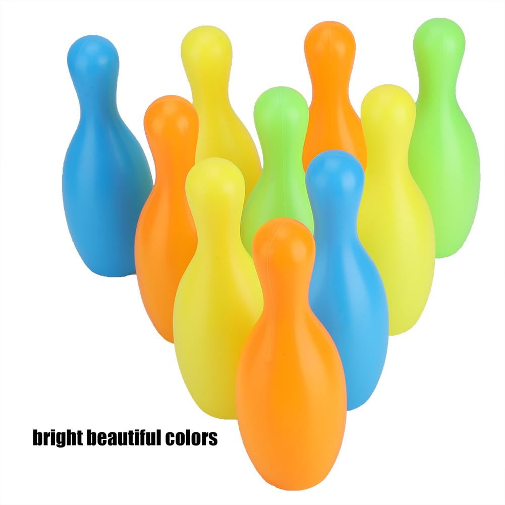Rdeghly Colorful Bowling Ball Play Baby Sport Toys Kids Game Toy Set 10