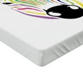 thumbnail image 2 of Ambesonne Zebra Fitted Sheet, Colorful Exotic Funny, Twin XL Size, Multicolor, 2 of 3