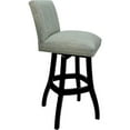 thumbnail image 3 of Counter Solid Wood Stool Sommerville 26" Seat - Aquatint Teal Fabric - Black, 3 of 4