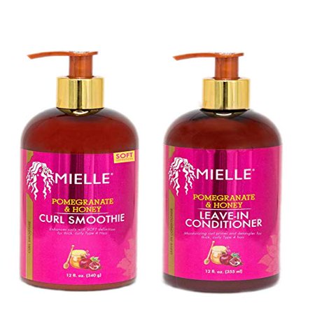 Mielle Pomegranate & Honey Combo (CURL SMOOTHIE & LEAVE-IN CONDITIONER)