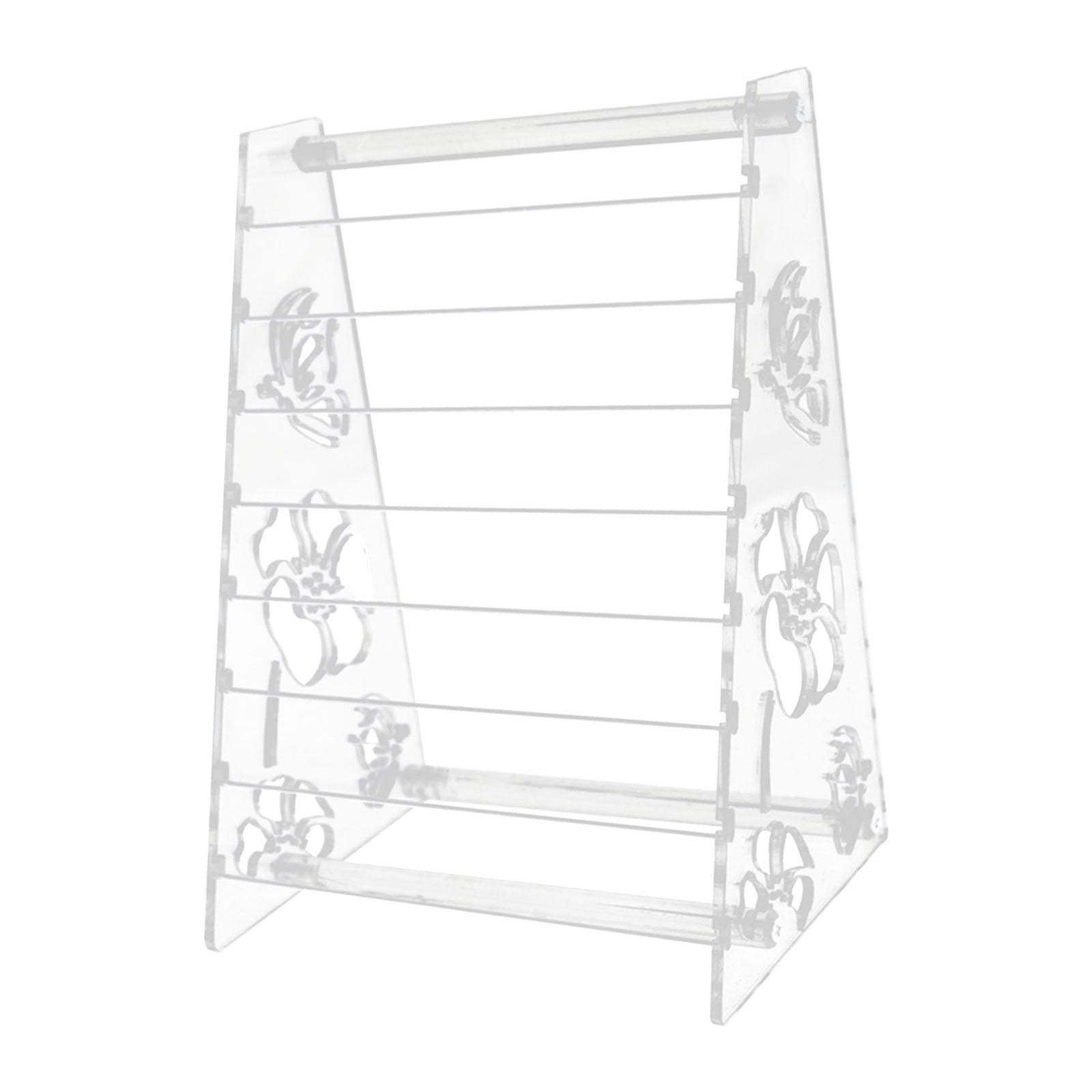 Acrylic Beads Display Rack 8 Tiers Jewelry Charms Earrings Organizer Jewelry Stand Holder Hanging Organizer Decorative