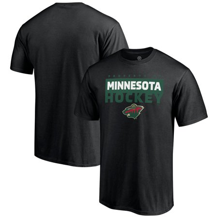 Men s Black Minnesota Wild Gain Ground T-Shirt