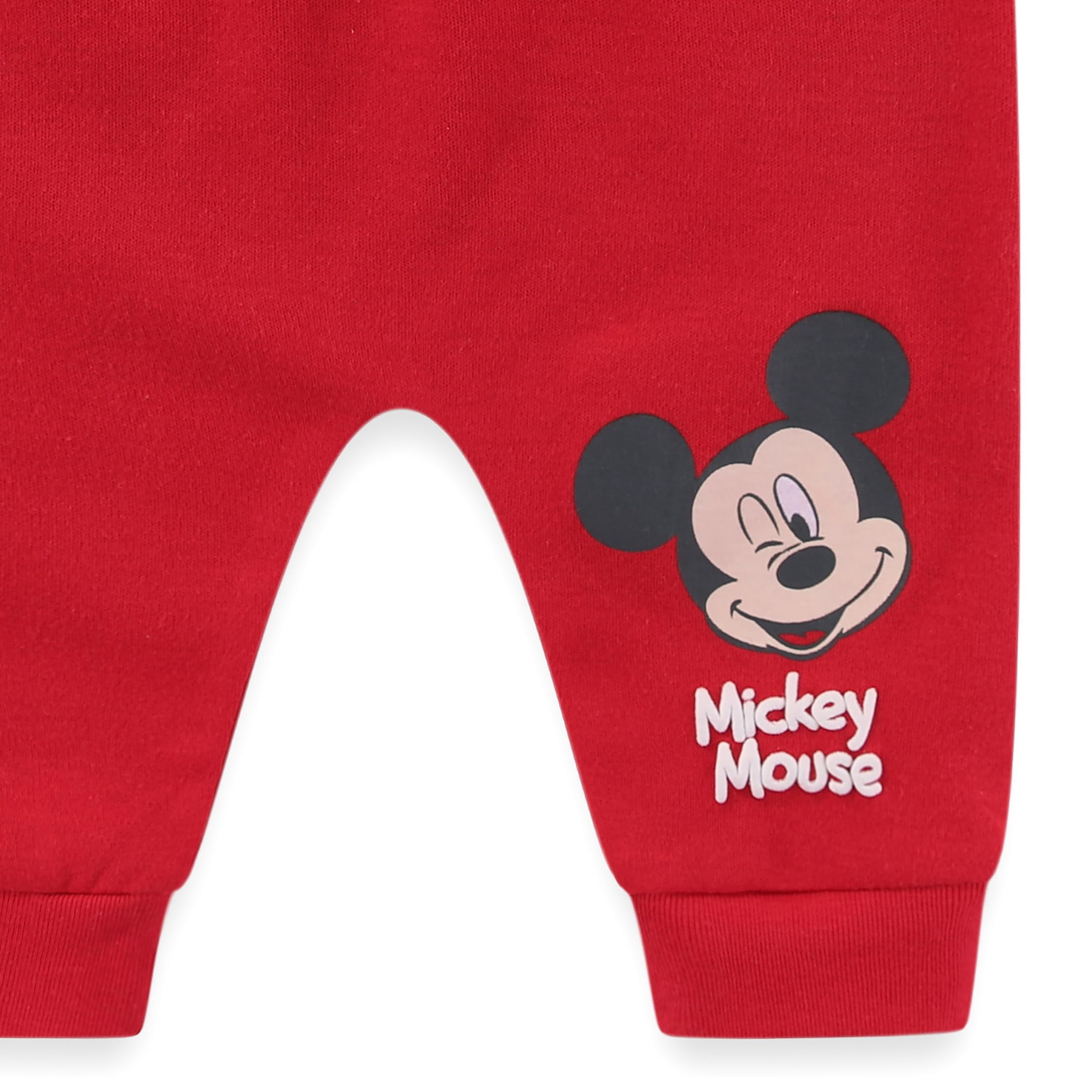 Disney Mickey Mouse Bodysuit with Bib and Pants Set (Baby Boys), 3 Piece Set, Sizes 3M-9M