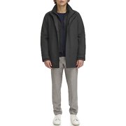 Dockers Men's Wool Melton Two Pocket Full Length Duffle - Size: Men S - Charcoal