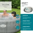 thumbnail image 6 of Bestway SaluSpa Honolulu AirJet Hot Tub w/6 Pool/Spa Seat & 6 Pillows, 6 of 12