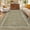 Green, variant on ZACOO 5'x7' Modern Bordered Area Rug Soft Low Pile Non-Slip Washable Carpet Indoor Foldable Accent Rug for Dining Room Home Office, Tan