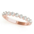 thumbnail image 4 of AoneJewelry 1/2 Carat Diamond Wedding Band In 10K Rose, White & Yellow Gold, 4 of 6
