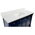 thumbnail image 2 of Sydney 48" Bathroom Vanity with Royal Blue Cabinet and Engineered Marble Top, 2 of 7