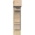 thumbnail image 2 of Ekena Millwork 8"W x 24"D x 36"H Balboa Block Rough Sawn Bracket w/ Offset Brace, Douglas Fir, 2 of 25