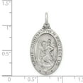 thumbnail image 3 of Sterling Silver St. Christopher Basketball Medal, 3 of 3