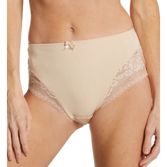 Women's Pour Moi 21805 Aura Deep Brief Panty (Almond 3X)