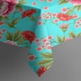 thumbnail image 3 of Pioneer Flower Floral Print Pattern Rectangle Tablecloth 60"x84", Waterproof Polyester Table Cloth, Wipeable Spillproof for Dining Camping Indoor Outdoor, 3 of 5