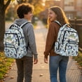 thumbnail image 3 of Bulopur Camo Reading Bass Fish Kids Backpack for Girls Boys, Fishing Cartoon Print School Bag Lightweight/Breathable/Durable/Waterproof Multi-Pocket Book Bag for Daily Use, 3 of 8