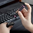 thumbnail image 4 of WORKPRO 103-Piece Pink Tool Kit - Ladies Hand Tool Set with Easy Carrying Round Pouch - Durable, Long Lasting Chrome Finish Tools - Perfect for DIY, Home Maintenance - Pink Ribbon, 4 of 12