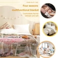 thumbnail image 4 of Personalised Blanket Custom Photos Blanket Memory Gift with Photo Text Collage Customized Blankets Gift Personalised Throw Blanket for Family Mom Dad Kids Wife Friends, 100x125cm, 4 of 6