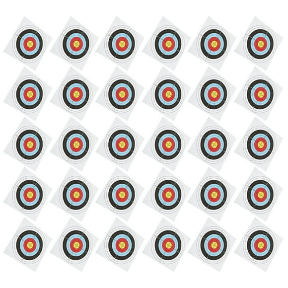 Target Paper,30 PCS Archery Target Full Ring Target Paper Archery Paper Time-Tested Durability