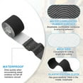 thumbnail image 3 of Uxcell Kinesiology Tape, Adhesive Cotton Sport Muscle Support Tapes Waterproof Elastic Tape for Knee Ankle Wrist Shoulder Blue/Skin/Light Skin/Black, 3 of 7