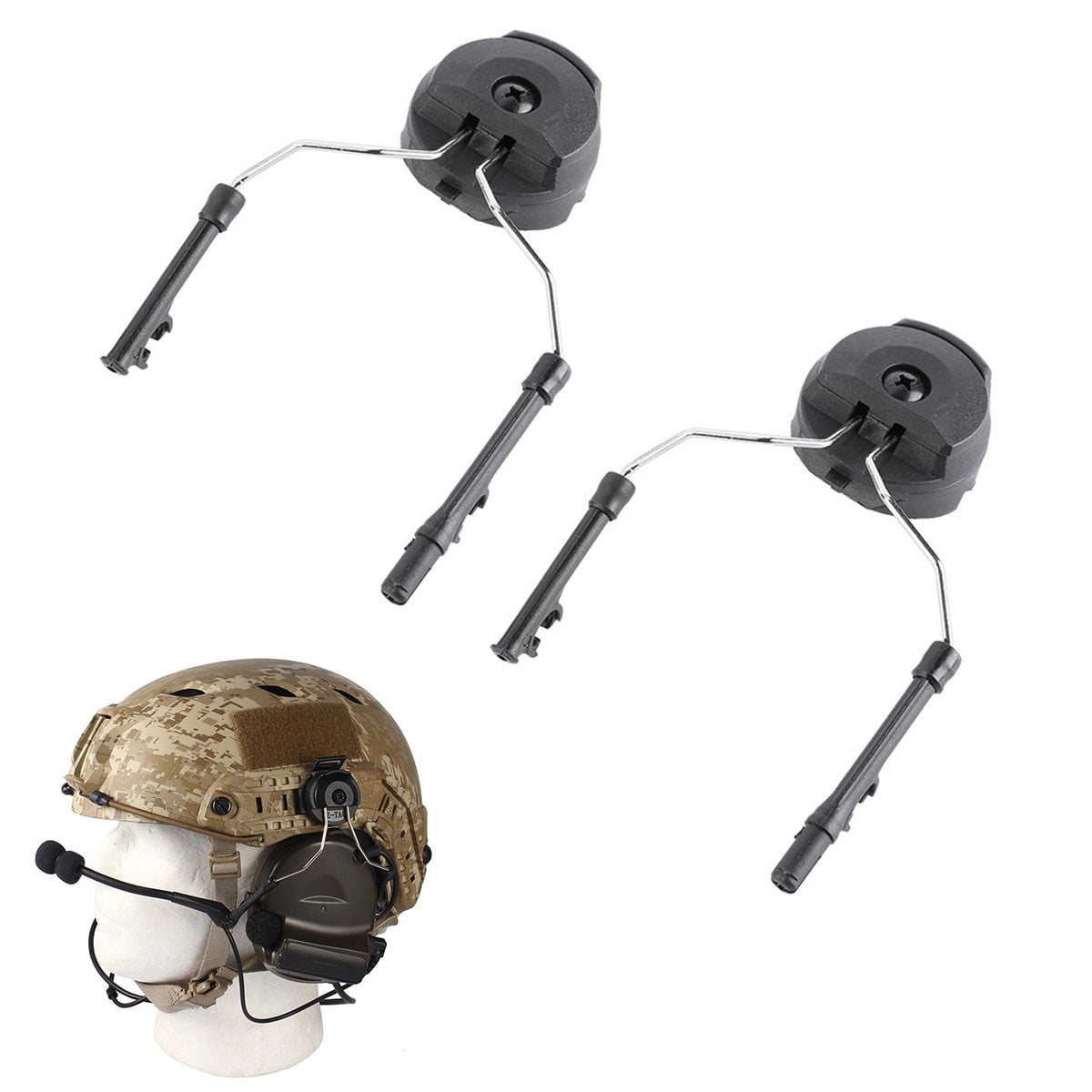 Peltor Comtac ARC Adapter/Tactical Helmet Rail Suspension Headset Support Sport 