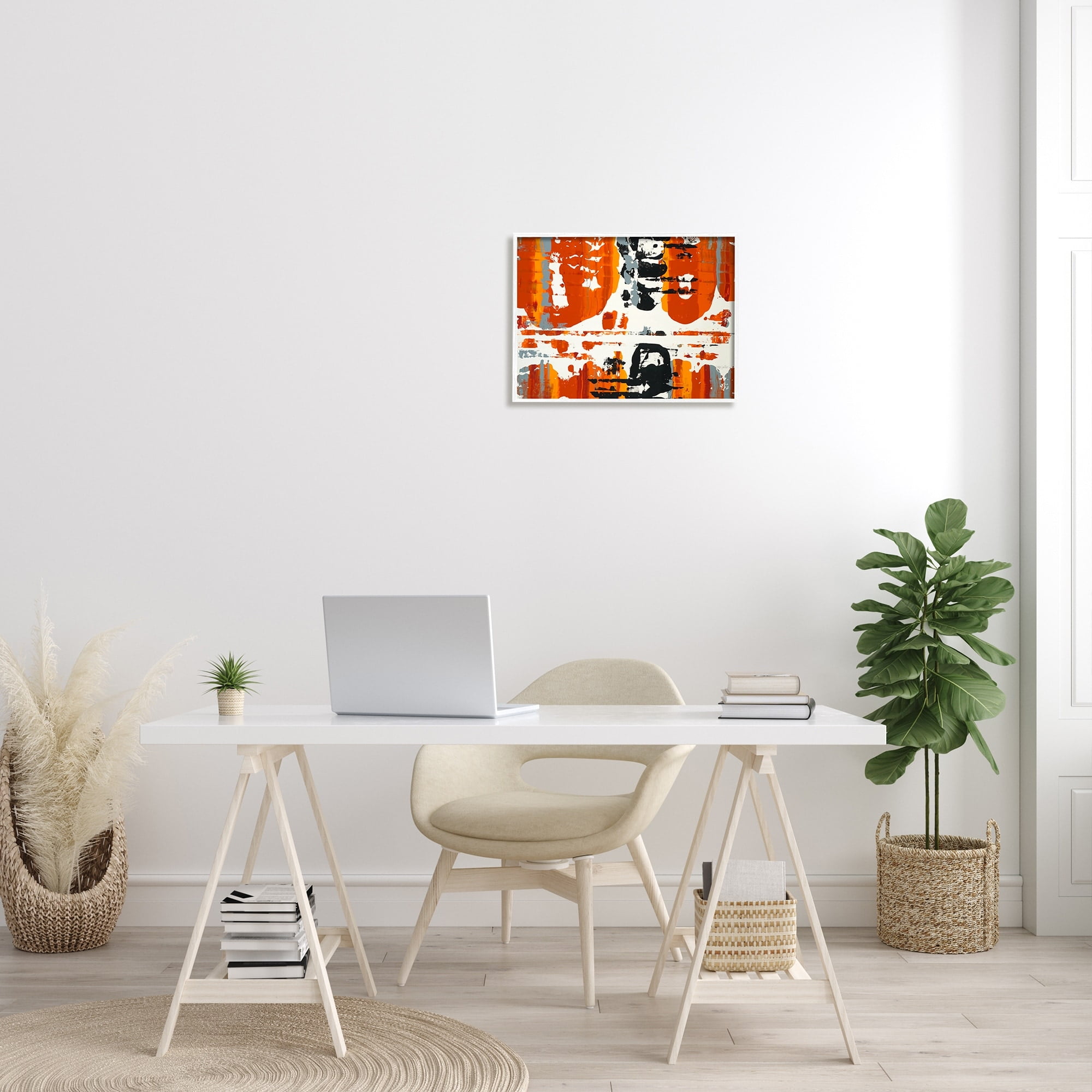 Stupell Industries Burnt Orange Momentum, 16 x 20,Design by Third and Wall