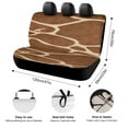 thumbnail image 2 of Giraffe Pattern (1) Car Rear Seat Cover, Suitable for Automobiles SUV、 General Motors Back Seat Protectors for Cars, Trucks, 2 of 6