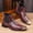 Leopard Red, variant on Men’s Leopard Print Chelsea Boots Pointed Toe Fashion Ankle Boots Comfortable Slip-On Stylish Shoes for Parties, Casual Wear, Night Out and Daily Fashion Style