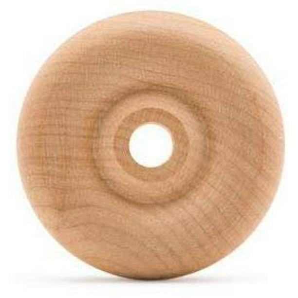 Classic Wooden Toy Wheels and Axles, Great for Crafts Too, 21/4
