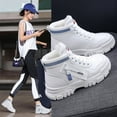 thumbnail image 2 of Zapatos de mujer de caña alta Zapatos de mujer de moda de otoño e invierno Zapatos de mujer populares entre cientos de estudiantes Zapatos de mujer de cintura alta Zapatos deportivos con, 2 of 5