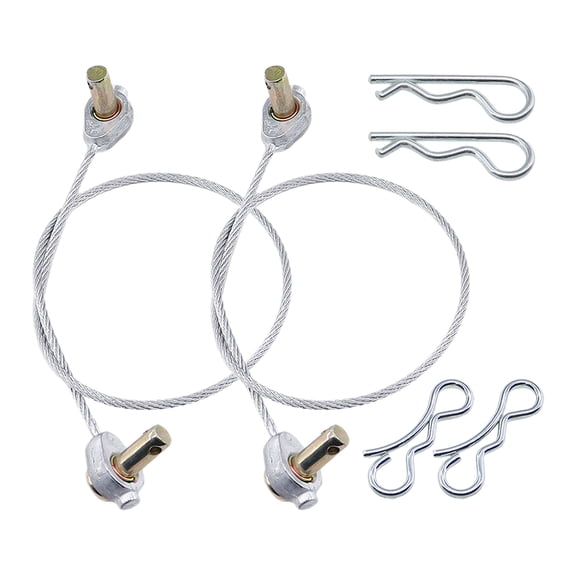 2x Bow Tie Clip 714-04040 & 746-0968 Deck Lift Cable & R-Clip Cotter Pin 714-0104 For Cub Cadet MTD Troy-Bilt Lawn Tractor