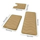 thumbnail image 3 of Juego de alfombras de baño gruesas antideslizantes | Alfombras de terciopelo superabsorbentes y lavables para ducha y bañera., 3 of 8