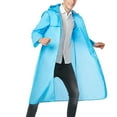 thumbnail image 3 of Sentmoon Rain Jackets with Hood Long Sleeve Raincoat Solid Color Breathable Waterproof Button up Ponchos Adult for Hiking, Trekking & Daily Wear XL, 3 of 4
